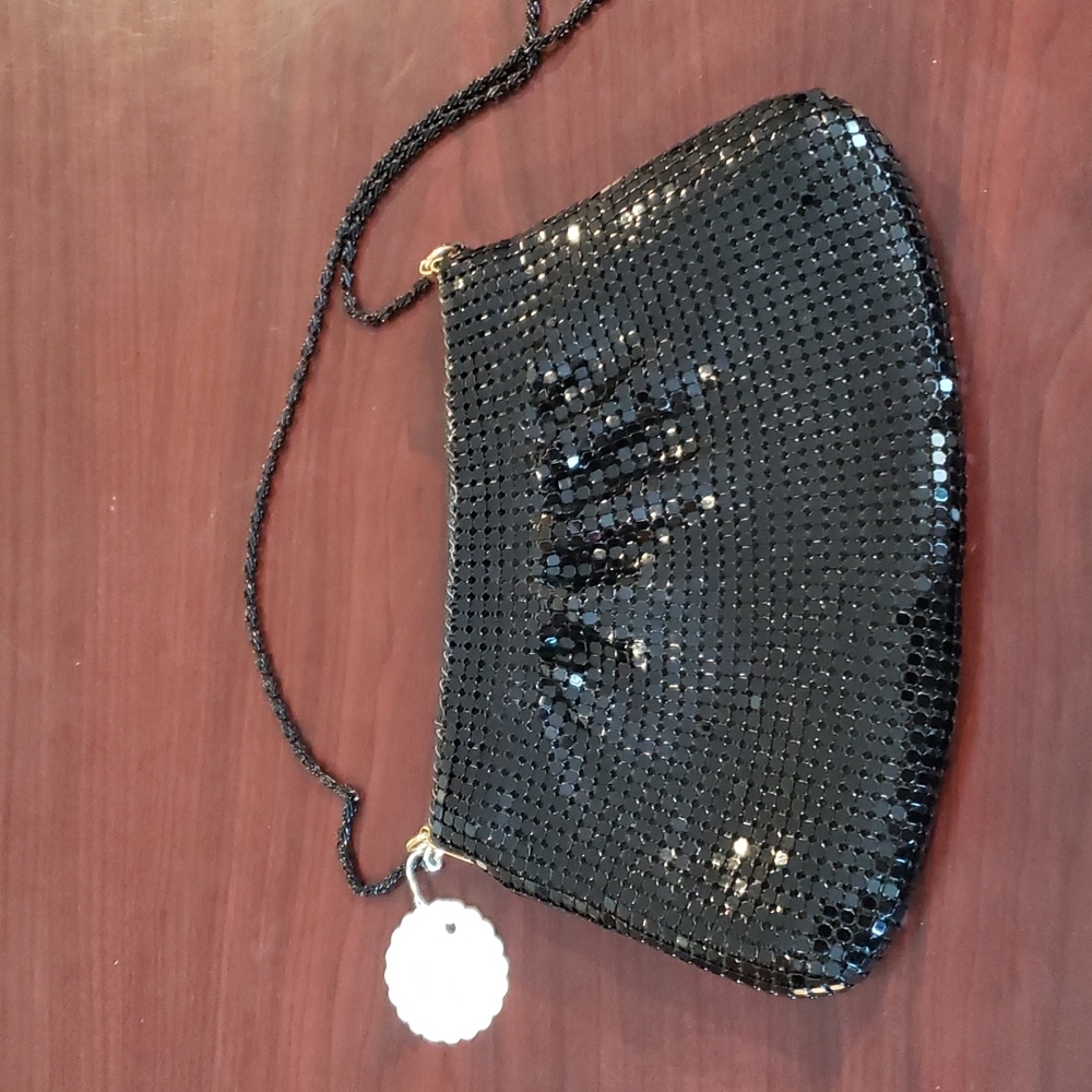 VINTAGE Jotta Mesh Sequin Shoulder Bag